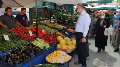 PAZARCI ESNAFINI ZİYARET ETTİ