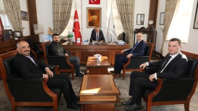 PEHLİVAN VE YÖNETİMİ’NDEN BELEDİYE ZİYARETİ