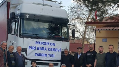 PİRİ BABA CEM EVİ’NDEN BÖLGEYE 25 TON SU VE HİJYEN MALZEMESİ