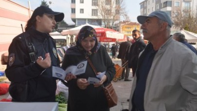POLİS, VATANDAŞI BİLGİLENDİRMEYE DEVAM EDİYOR