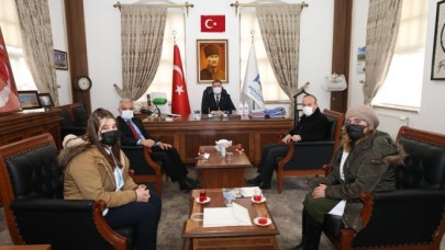 PROJELERİNİ BAŞKAN KARGI İLE PAYLAŞTILAR