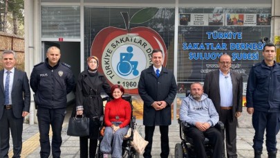 PROTOKOLDEN SAKATLAR DERNEĞİ’NE ZİYARET