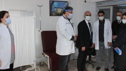 SAĞLIK HİZMETLERİNİ YERİNDE DENETLEDİ