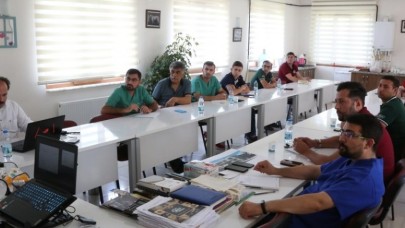 SAHA EKİBİ EĞİTİM TOPLANTISI YAPILDI
