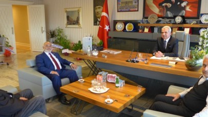 SARIKAYA VE DURAN'DAN ALMAÇ'A HAYIRLI OLSUN ZİYARETİ