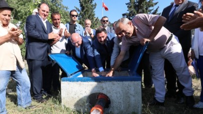SARILAR KÖYÜ BASINÇLI SULAMA SİSTEMİNE KAVUŞTU