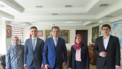 SAVCI VE HAKİMLERDEN VEDA ZİYARETİ