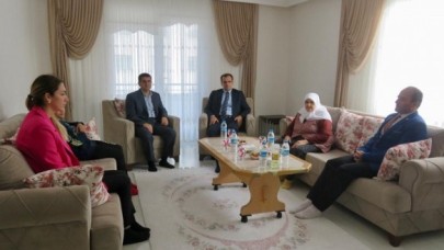ŞEHİT AİLELERİ VE GAZİ ZİYARETLERİNE DEVAM ETTİ