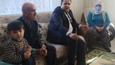 ŞEHİT TANJU ÇOLAK’IN AİLESİNİ ZİYARET ETTİ