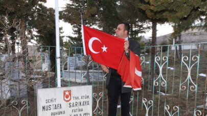 ŞEHİTLİK VE İLÇEDEKİ BAYRAKLAR YENİLENDİ