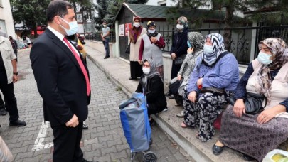 SEMT PAZARINI ZİYARET ETTİ
