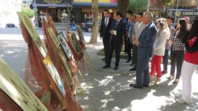 SERGİNİN AÇILIŞINI KAYMAKAM GÜLDOĞAN YAPTI