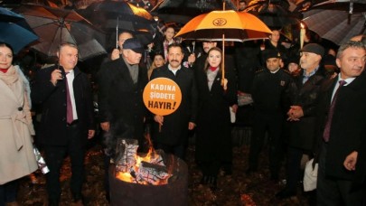 ŞİDDETE KARŞI YÜRÜDÜLER!