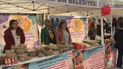SMA HASTASI LİNA BEBEĞE DESTEK KERMESİ