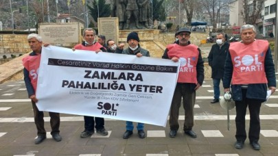 SOL PARTİ’DEN ZAM TEPKİSİ