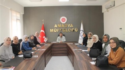 STAJYER ÖĞRENCİLERDEN MÜFTÜ AYVAZ’A ZİYARET