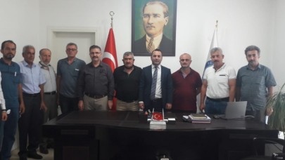 STK’LARDAN KAYMAKAM ÇELİK’E ZİYARET