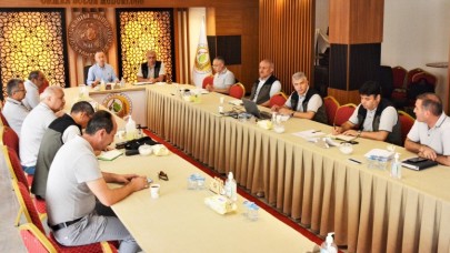 ŞUBE MÜDÜRLERİ TOPLANTISI YAPILDI