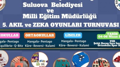 SULUOVA’DA “AKIL VE ZEKA OYUNLARI TURNUVASI” BAŞLADI