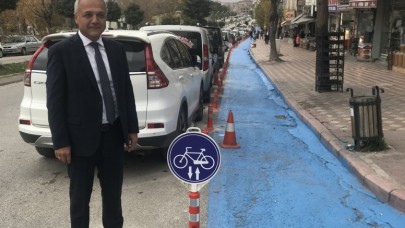 SULUOVA’DA BİSİKLET YOLU ÇALIŞMALARI BAŞLADI