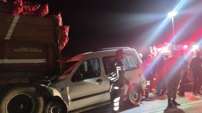 SULUOVA’DA KAZA 1 ÖLÜ