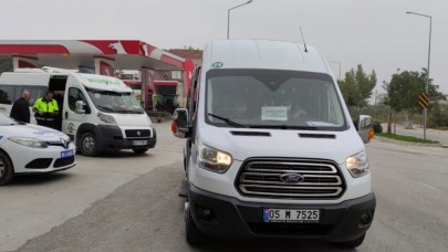 SULUOVA’DA ÖĞRENCİ SERVİS ARAÇLARI DENETLENDİ