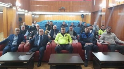 Taksicilere Güvenlik Eğitimi Verildi