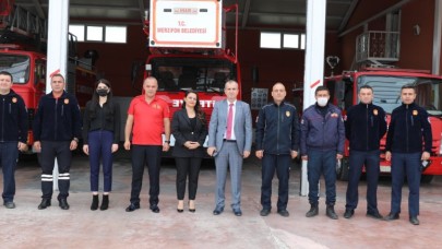TAM DONANIMLI BİR İTFAİYE TEŞKİLATIMIZ VAR