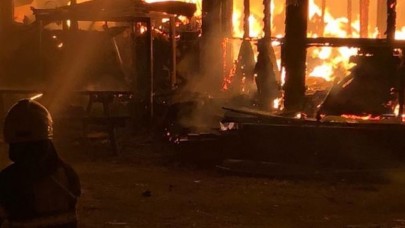 TARİHİ KIZLAR SARAYINDA YANGIN
