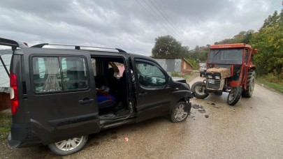 TAŞOVA’DA KAZA 3 YARALI