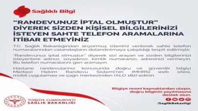 TELEFON DOLANDIRICILARININ YENİ TUZAĞINA SAKIN DÜŞMEYİN !