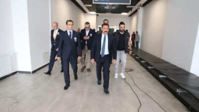 TERMİNAL BİNASINDA İNCELEMEDE BULUNDULAR