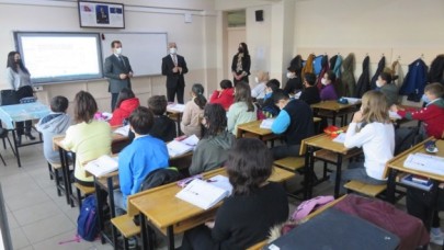TOKİ KMP ORTAOKULU’NU ZİYARET ETTİ
