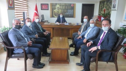 TSO HEYETİNDEN KAYMAKAM GÜLDOĞAN’A ZİYARET