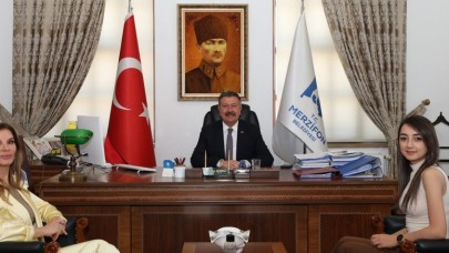 TÜLAY DEMİR OKTAY’DAN BAŞKAN KARGI’YA ZİYARET