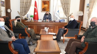 TÜM KÖY SEN HEYETİ BAŞKAN KARGI’YI ZİYARET ETTİ