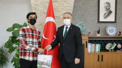 TÜRKİYE BİRİNCİLERİNDEN COŞKUN’A ZİYARET