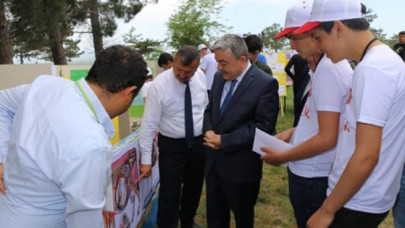 TÜRKMEN, BİLİM FUARI AÇILIŞINA KATILDI