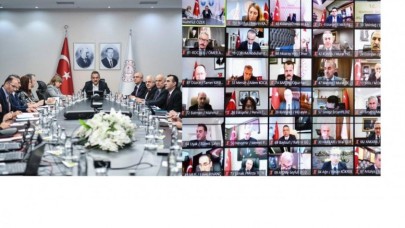 TÜRKMEN, ÇEVRİM İÇİ TOPLANTIYA KATILDI