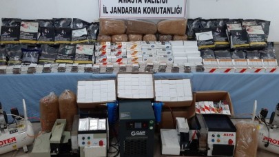 TÜTÜN KAÇAKÇILARINA OPERASYON DÜZENLENDİ