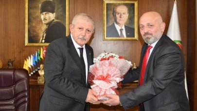 ÜLKEM PARTİSİ'NDEN BAŞKAN SARI'YA ZİYARET