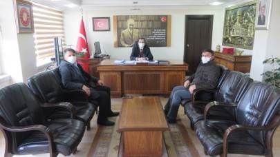 UZUNER’DEN KAYMAKAM GÜLDOĞAN’A ZİYARET