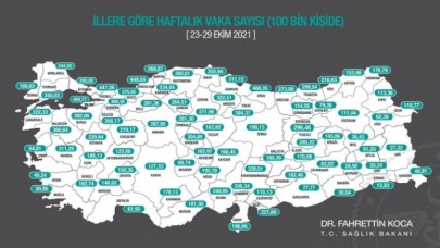 VAKA SAYILARINDA KÜÇÜK DE OLSA DÜŞÜŞ VAR