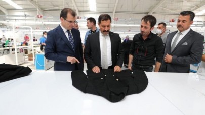 VALİ MASATLI’DAN FABRİKA ZİYARETLERİ