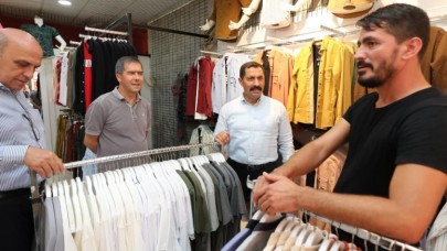 VALİ MASATLI ESNAF ZİYARETLERİNE DEVAM EDİYOR