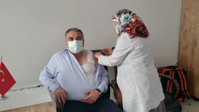 YAPILAN AŞI 487 BİN 500 OLDU