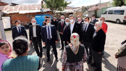 YASSIÇAL KÖYÜ’NDE İNCELEMELERDE BULUNDU
