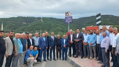 YENİ AÇILAN KÖPRÜYE "15 TEMMUZ ŞEHİTLER KÖPRÜSÜ" İSMİ VERİLDİ