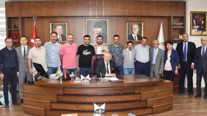 YENİ TEKNİK HEYETTEN BAŞKAN SARI’YA ZİYARET