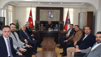 YENİ YÖNETİMDEN EMNİYET MÜDÜRÜ CEYHAN’A ZİYARET